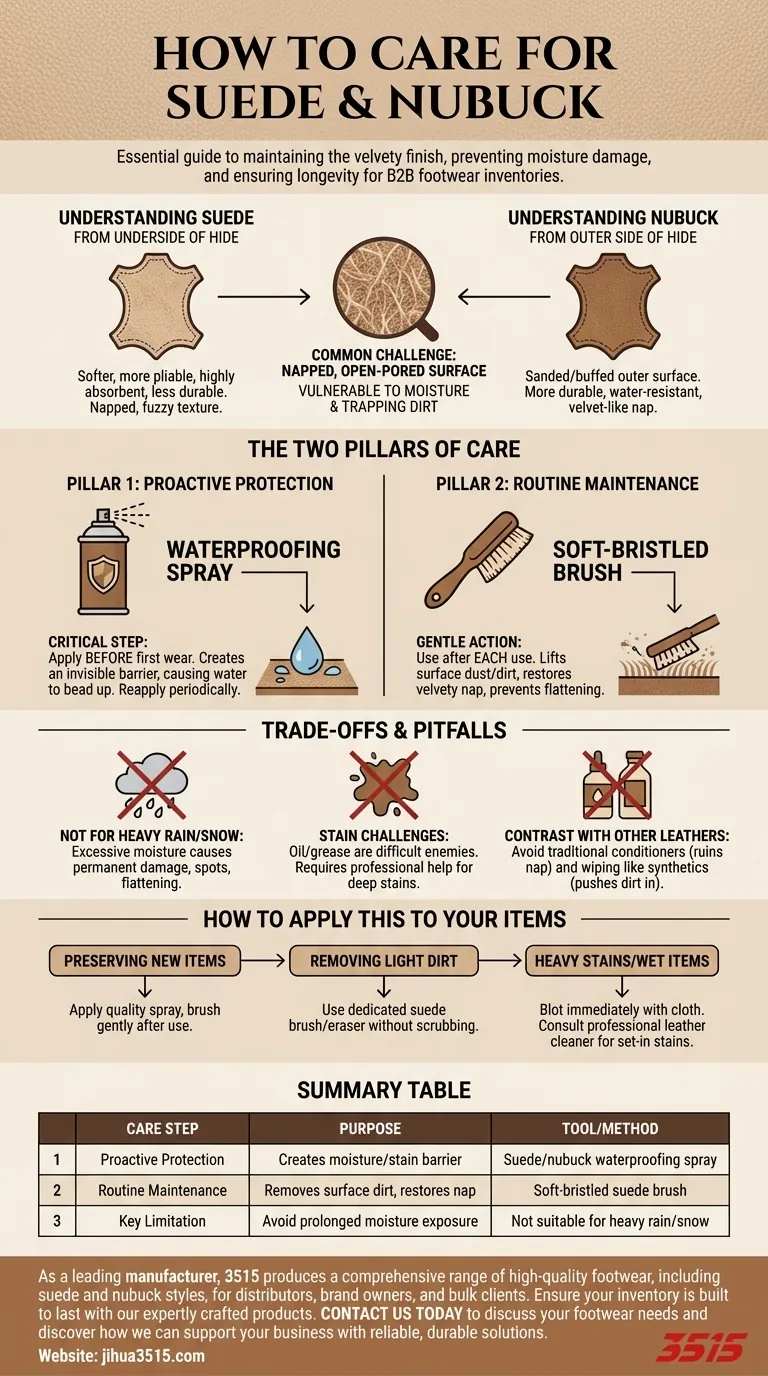 ¿Cómo se debe cuidar el cuero de ante y nubuck? Proteja su inversión con el cuidado adecuado Guía Visual