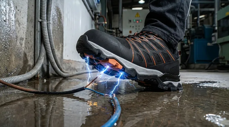 Warum ist es wichtig, die Sohlen vor dem Tragen trocken zu halten? Die kritische Sicherheitsregel für elektrischen Schutz