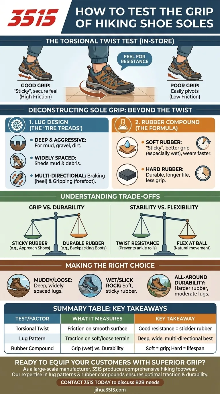 Comment tester l'adhérence des semelles de chaussures de randonnée ? Maîtrisez le sentier avec la bonne chaussure Guide Visuel
