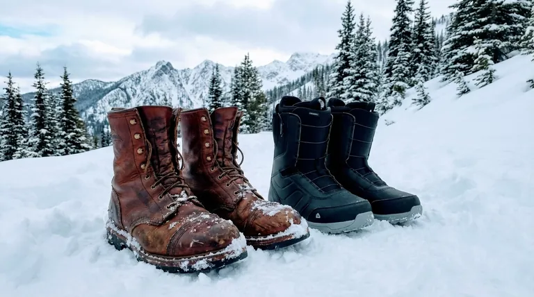 Quali sono i pro e i contro degli scarponi da neve in pelle? Una guida alla durata rispetto alla praticità