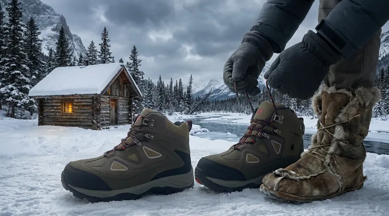 Comment les bottes de neige ont-elles évolué historiquement ? De l'outil de survie à la merveille moderne