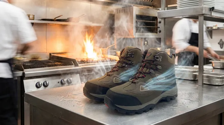 How does breathability in chef shoes improve comfort? Keep Feet Cool and Dry for Long Shifts