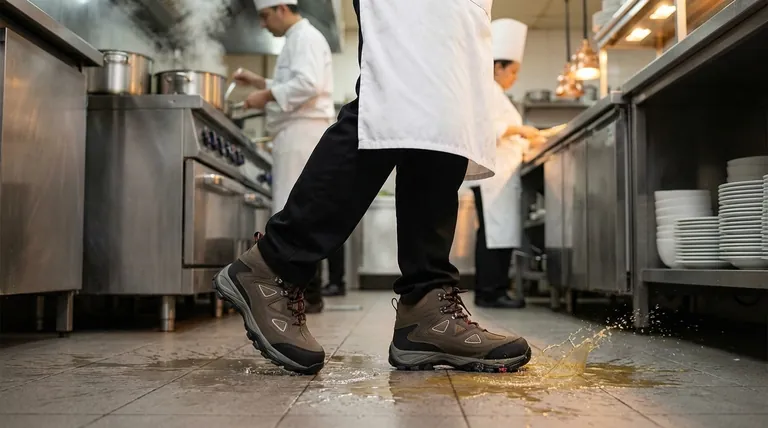 لماذا تعتبر مقاومة الماء والبقع ميزات مهمة في أحذية الطهاة؟ أساسية لسلامة المطبخ والنظافة
