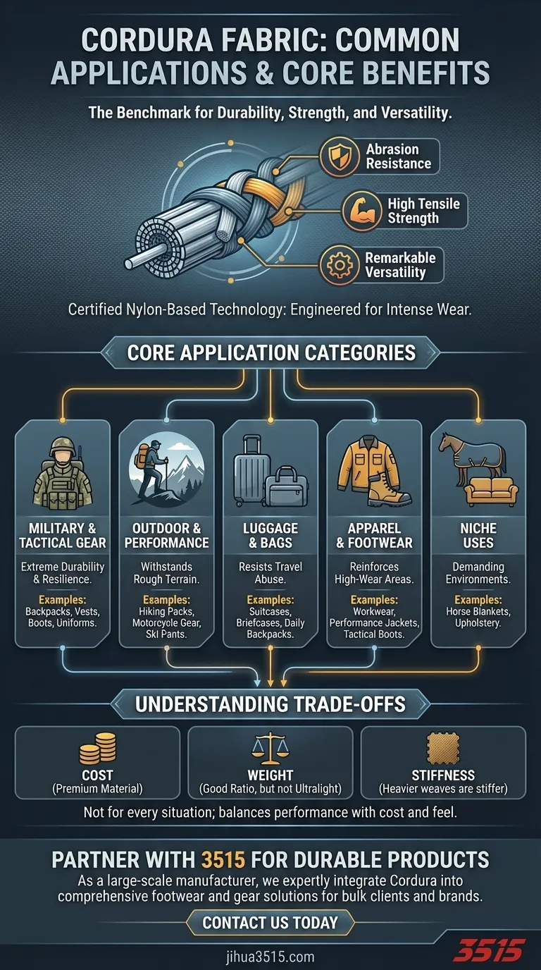 What are the common applications of Cordura fabric? A Guide to Unmatched Durability Visual Guide