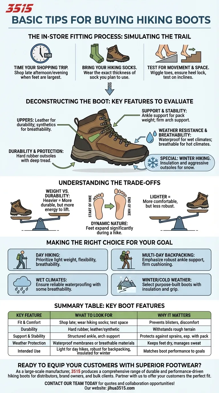 Quels sont les conseils de base pour acheter des chaussures de randonnée ? Trouvez l'ajustement parfait pour votre prochaine aventure Guide Visuel