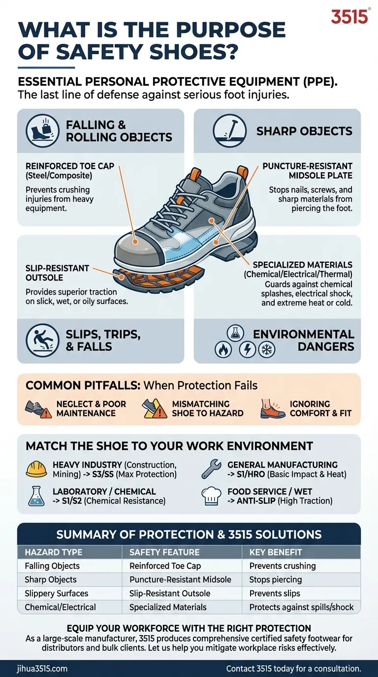 安全靴の目的とは？あらゆる作業環境における必須の保護具 ビジュアルガイド