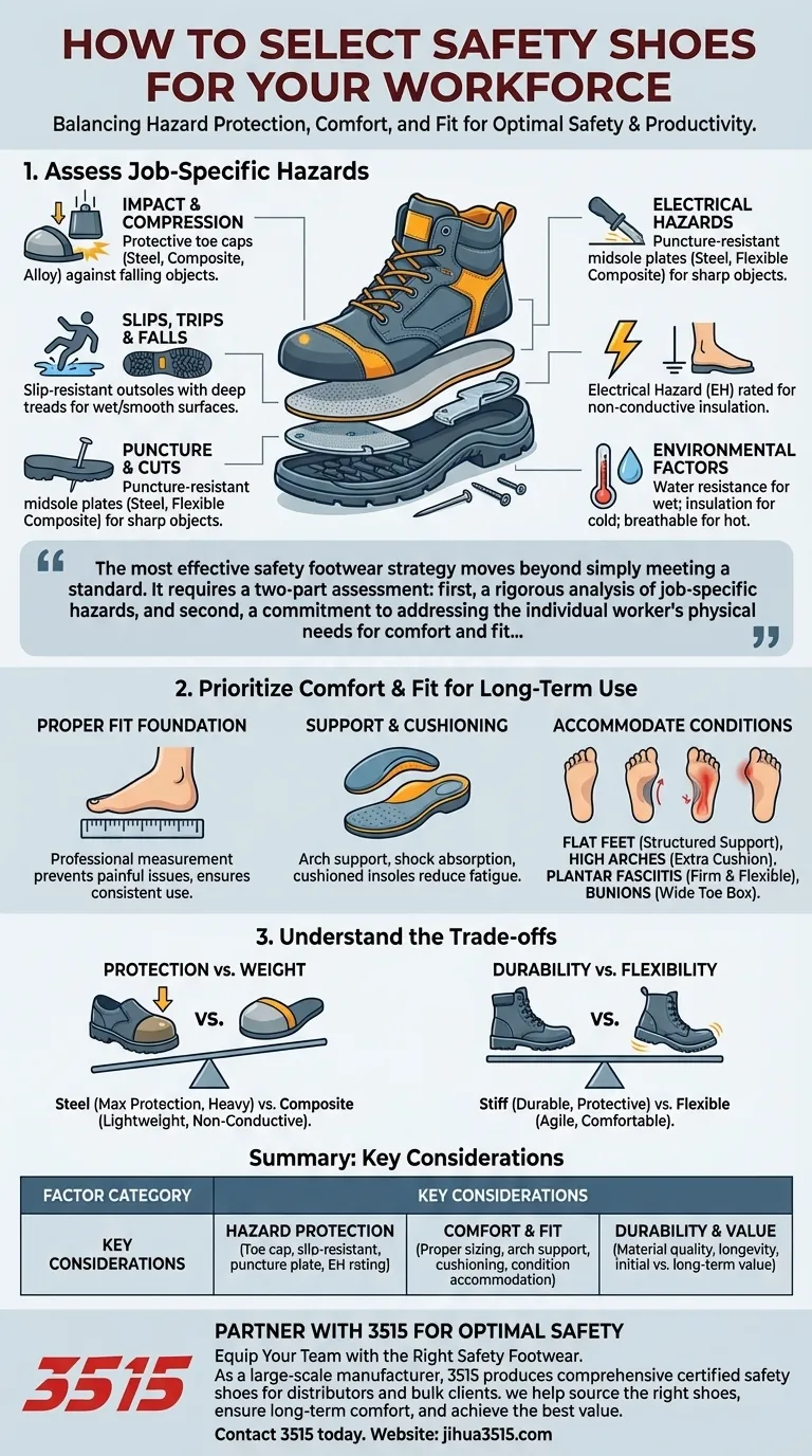 Quali fattori considerare nella scelta delle scarpe antinfortunistiche per i lavoratori? Garantire Massima Protezione e Comfort Guida Visiva