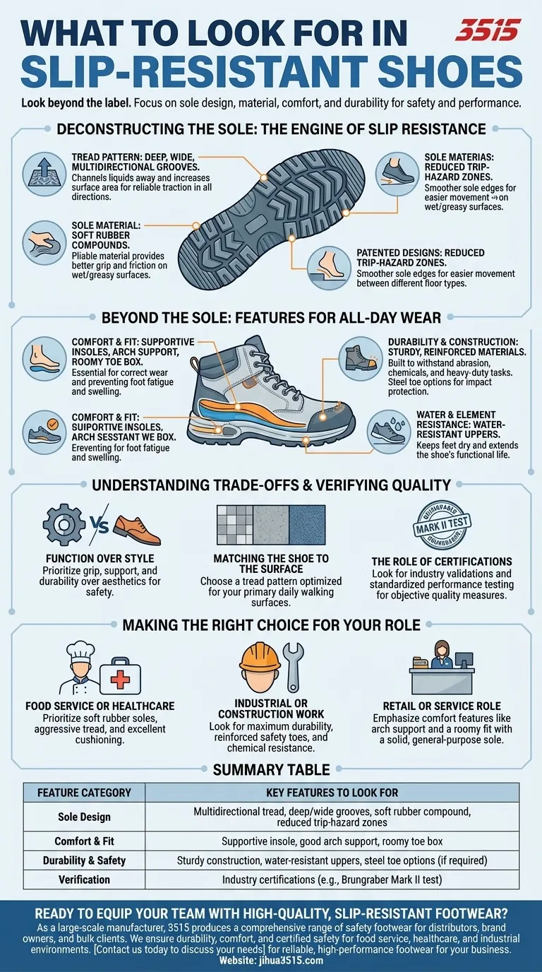 На какие особенности следует обращать внимание при выборе обуви с противоскользящими свойствами? Руководство по превосходному сцеплению и безопасности Визуальное руководство