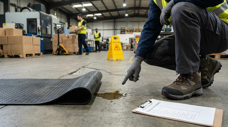 Como identificar riscos de escorregamento e tropeção em superfícies de caminhada internas? Uma estrutura sistemática de 3 etapas