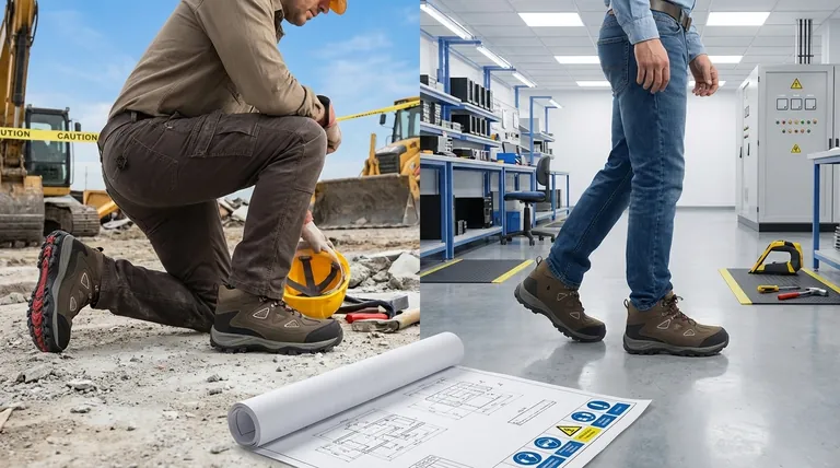 Каков основной стандарт безопасности для защитной обуви? Выберите правильную защиту для вашего рабочего места