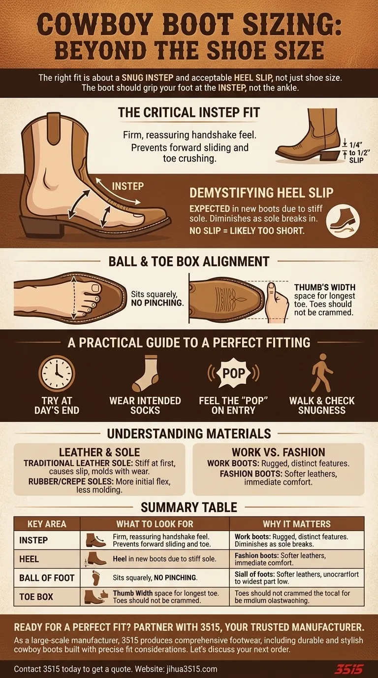 ما هي اعتبارات التحجيم لأحذية رعاة البقر؟ دليل للحصول على المقاس المثالي دليل مرئي