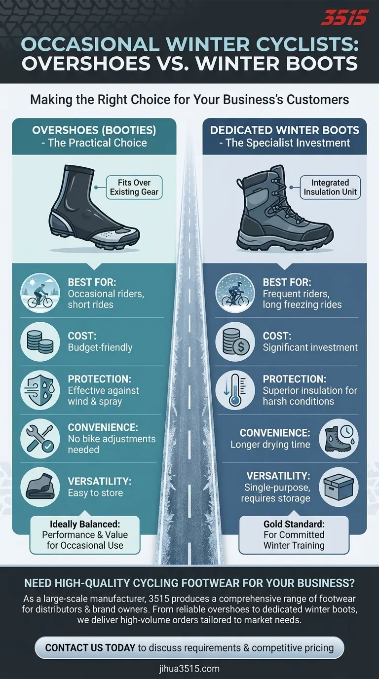 Welche Option ist besser für gelegentliche Winterfahrer? Wählen Sie Überschuhe für maximalen Wert und Komfort Visuelle Anleitung