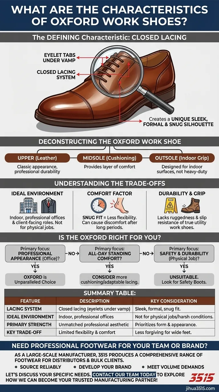 Quali sono le caratteristiche delle scarpe da lavoro Oxford? Una guida alle calzature professionali Guida Visiva