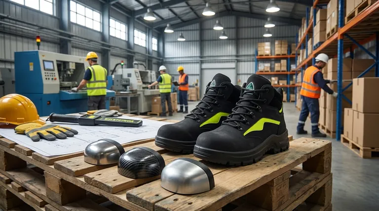 安全つま先シューズにはどのような種類がありますか?スチール、コンポジット、または合金ですか?