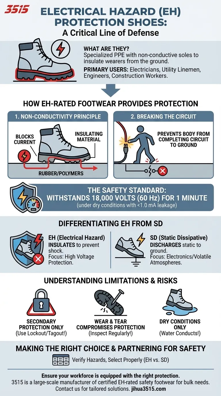 電気的危険保護シューズとは何ですか？また、どこで使用されますか？電気安全のための必須PPE ビジュアルガイド