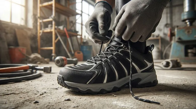 鞋带系统如何影响工作鞋?稳固贴合、稳定性和安全性