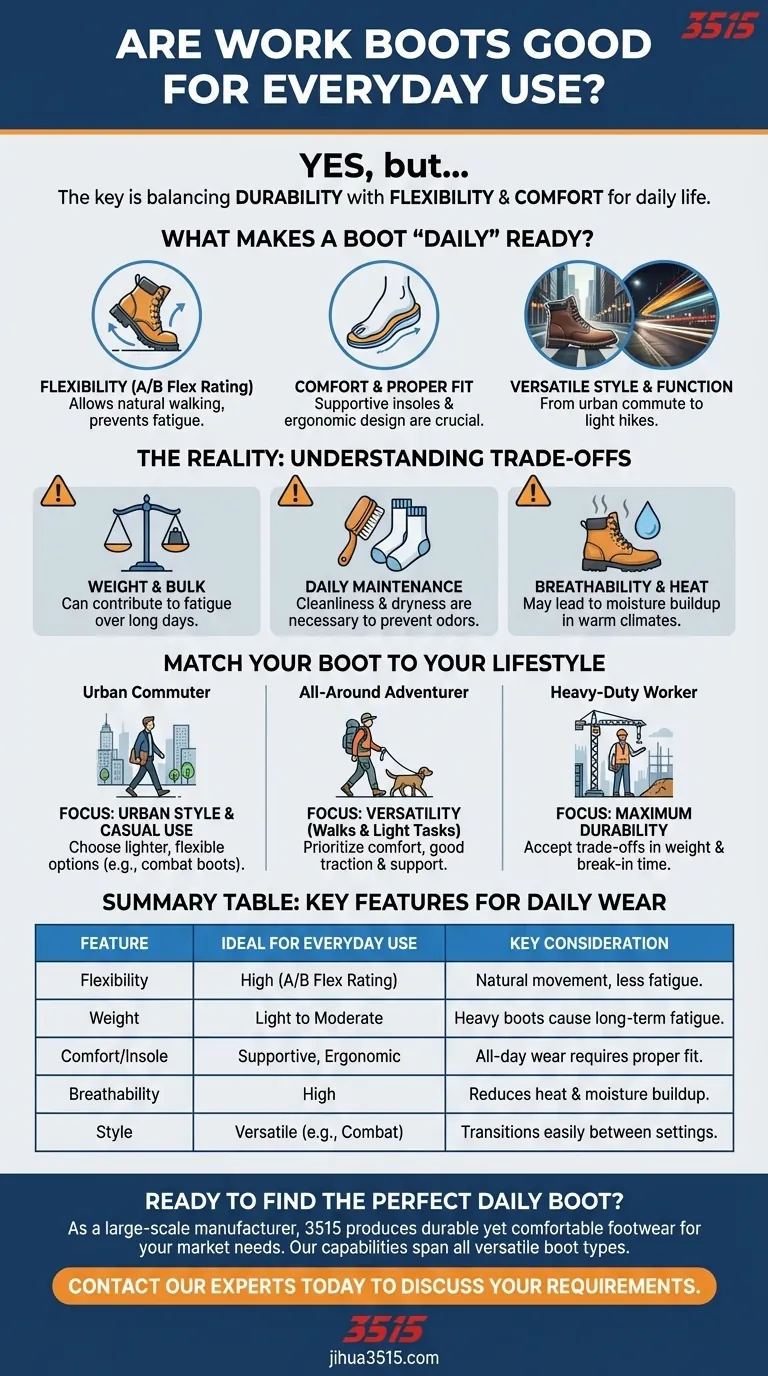 Are work boots suitable for everyday use? The Ultimate Guide to Comfort & Durability Visual Guide