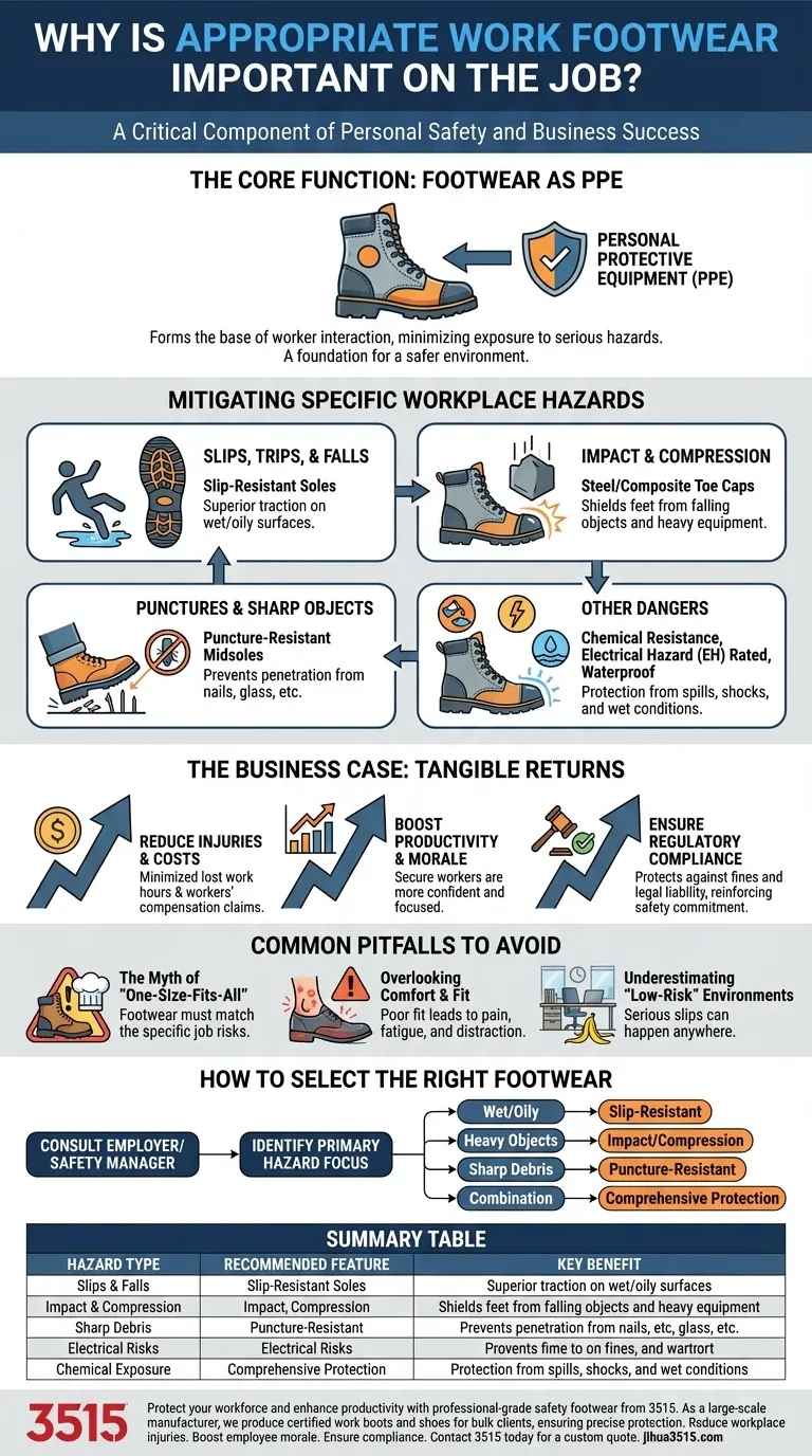 工作场所穿着合适的鞋子为什么重要？安全与合规性必备指南 图解指南