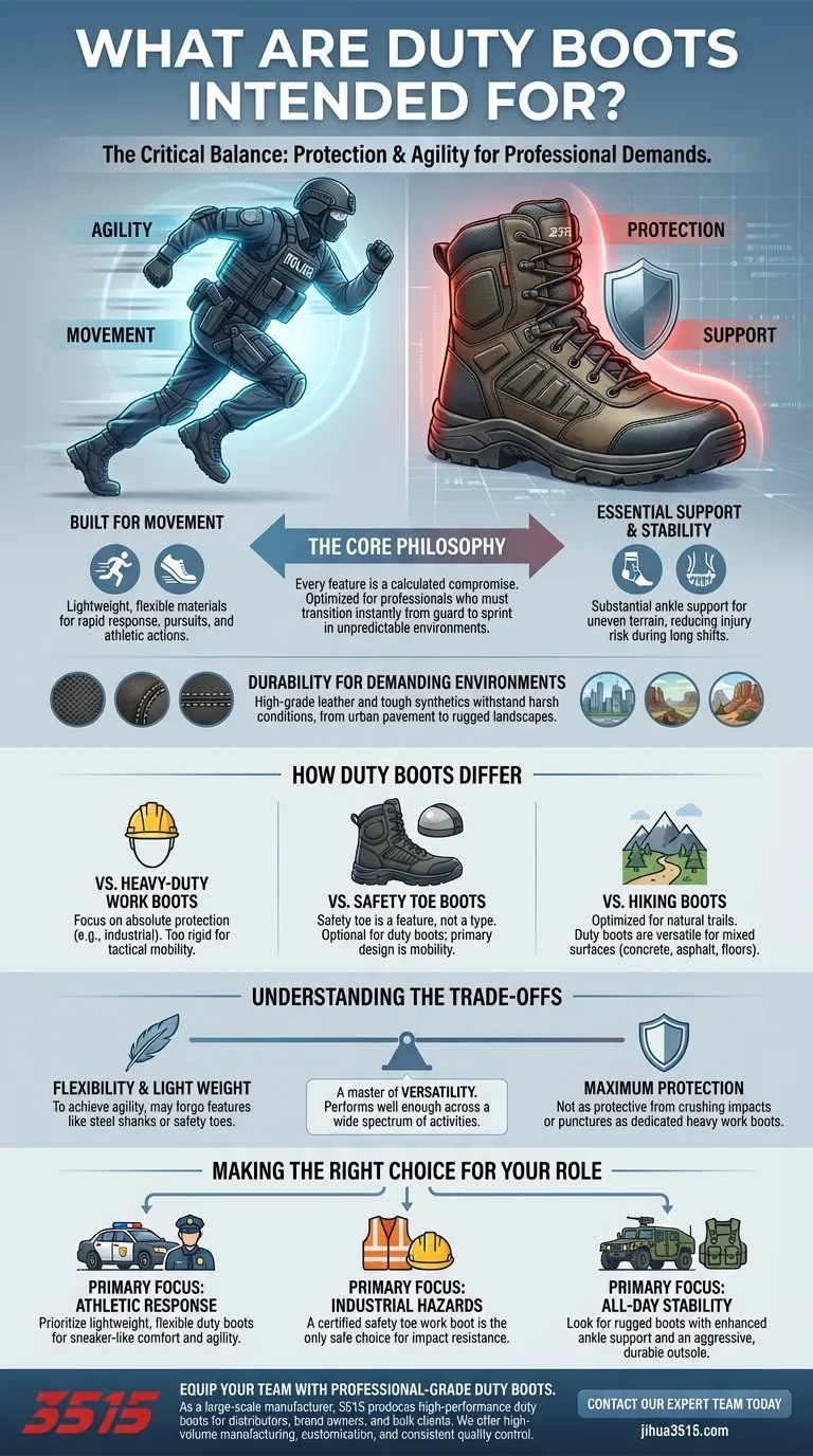 Para que são destinadas as botas de serviço? O Guia Definitivo de Calçado Tático para Profissionais Guia Visual