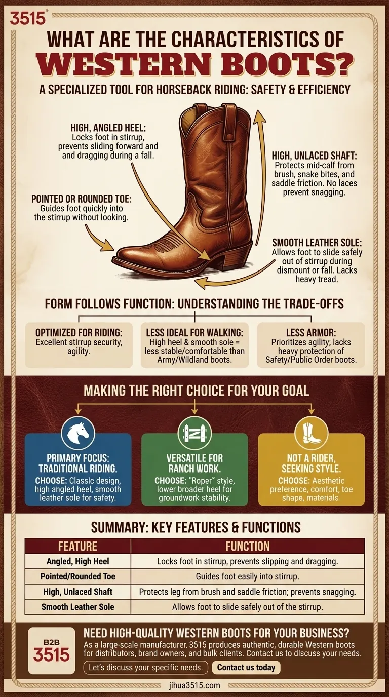 ウエスタンブーツの特徴とは？ライディングのために作られた象徴的なデザインを解き明かす ビジュアルガイド