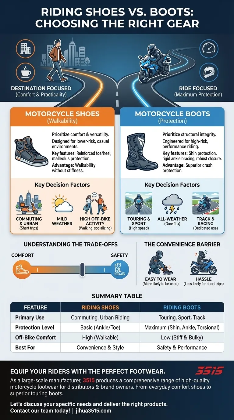 ¿Qué factores deben considerar los ciclistas al elegir entre zapatillas de montar y botas? Adapta tu equipo a tu viaje Guía Visual