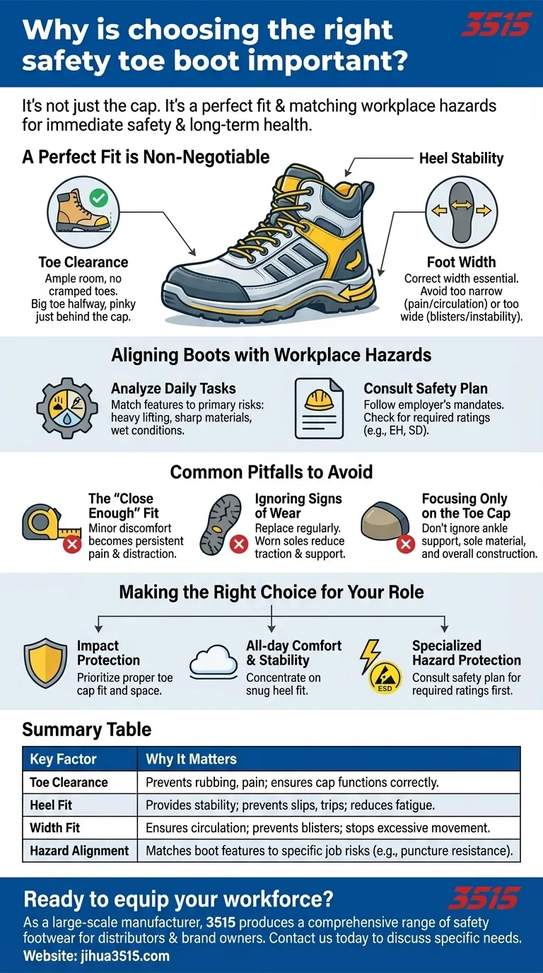 Warum ist die Wahl des richtigen Sicherheitsstiefels wichtig? Schützen Sie Ihre Füße und beugen Sie Verletzungen vor Visuelle Anleitung