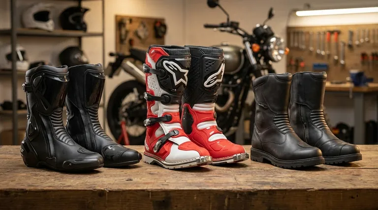 Quels sont quelques exemples de bottes de moto spécialisées pour différentes disciplines de conduite ? Trouvez votre ajustement parfait ici