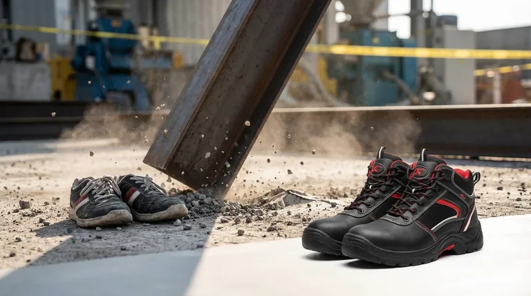 Quels sont les risques de porter la mauvaise chaussure de sécurité à embout ? Évitez les blessures catastrophiques et la douleur chronique.