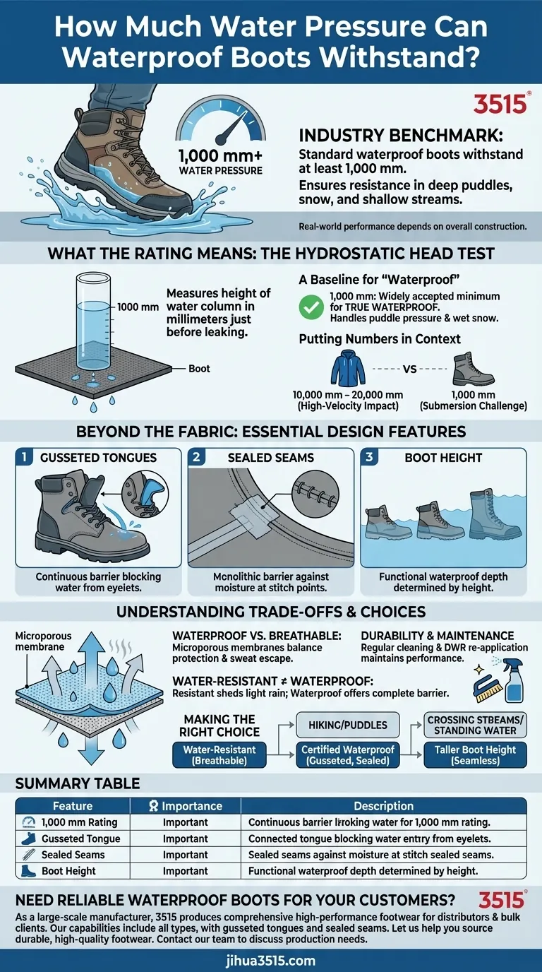 Какое давление воды могут выдержать водонепроницаемые ботинки? Руководство по водонепроницаемости Визуальное руководство