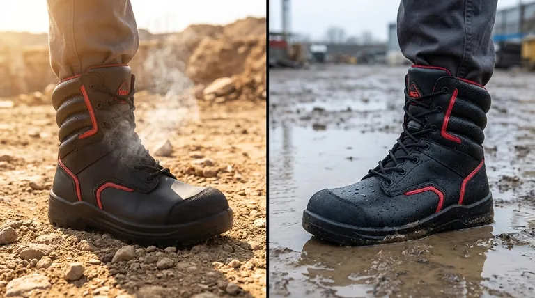 Quel type de botte est le plus respirant : imperméable ou résistant à l'eau ? Trouvez votre ajustement parfait.