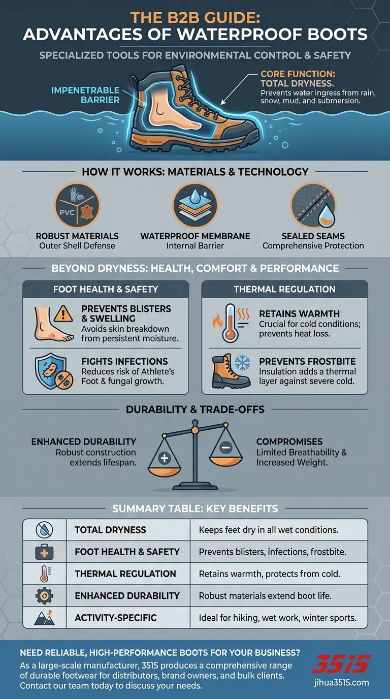 What are the advantages of waterproof boots? Stay Dry, Safe, and Comfortable in Any Environment Visual Guide