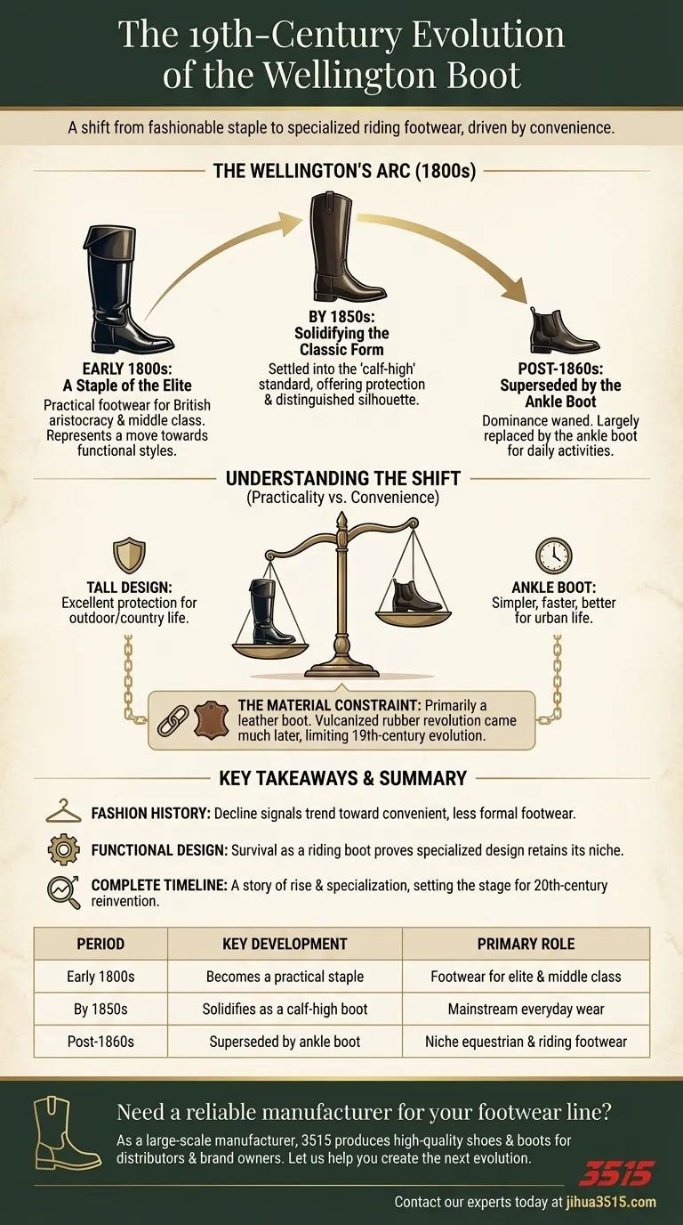 ¿Cómo evolucionó la bota Wellington en el siglo XIX? De la moda de élite al equipo ecuestre Guía Visual