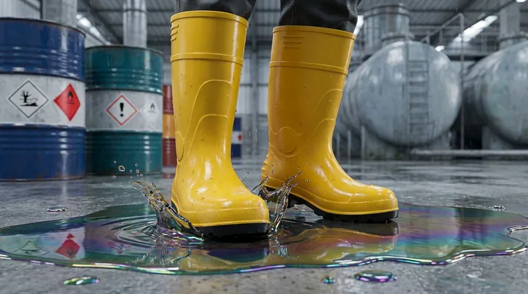 Was macht PVC-Arbeitsstiefel chemikalienbeständig? Die Wissenschaft hinter ihrer industriellen Haltbarkeit