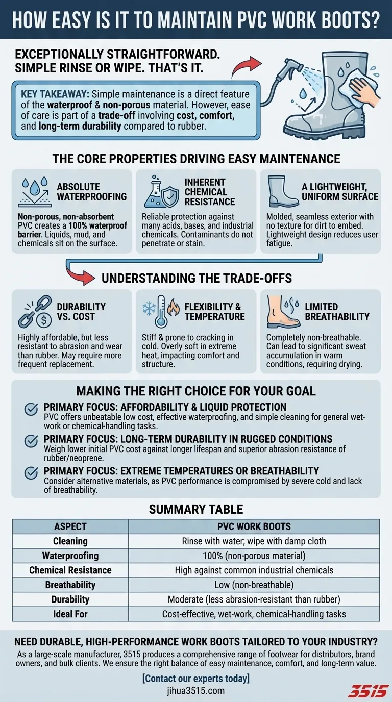 Quão fácil é a manutenção de botas de trabalho de PVC? O Guia Definitivo para Cuidados Simples e Compromissos Guia Visual