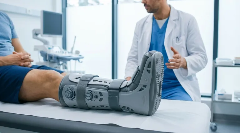 Que devez-vous éviter de faire avec une botte de marche, sauf instruction contraire de votre médecin ? Assurez une guérison sûre et rapide