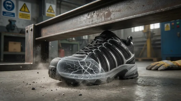 لماذا يجب استبدال أحذية السلامة المركبة بعد صدمة كبيرة؟ الخطر الخفي المشروح