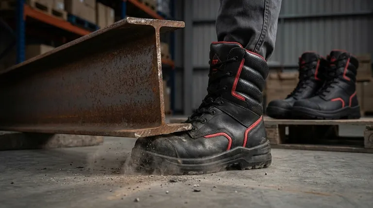 ¿Cuál es la recomendación general para el calzado de seguridad de acero y compuesto después de un impacto significativo? Reemplazar Inmediatamente por Seguridad.