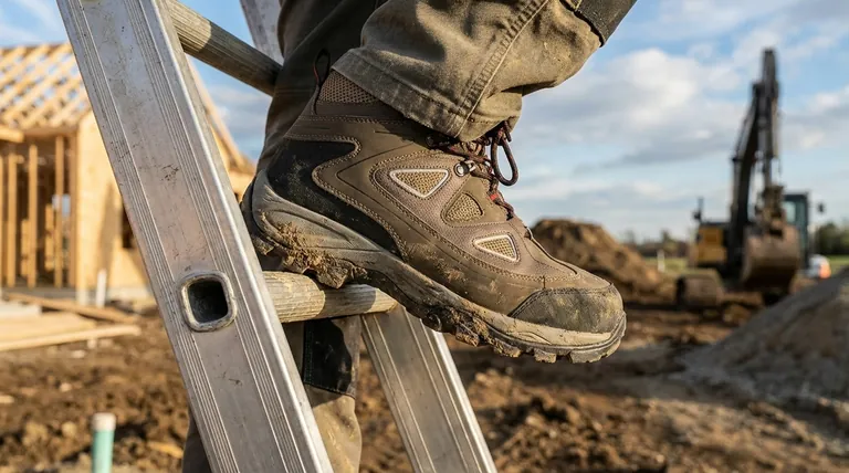 Какие профессии больше всего выигрывают от рабочих ботинок с каблуком 90 градусов? Достигните непревзойденной устойчивости на лестницах и неровной местности