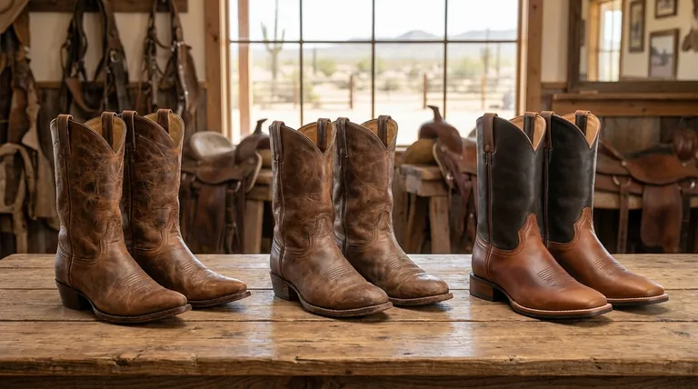 Quelles sont les différentes formes d'embout disponibles pour les bottes de cowboy ? Un guide sur l'ajustement, la fonctionnalité et le style.