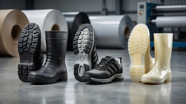 كيف تقارن مادة البولي فينيل كلورايد (PVC) والبولي يوريثين (PU) والمطاط؟ اختر المادة المناسبة للراحة والمتانة