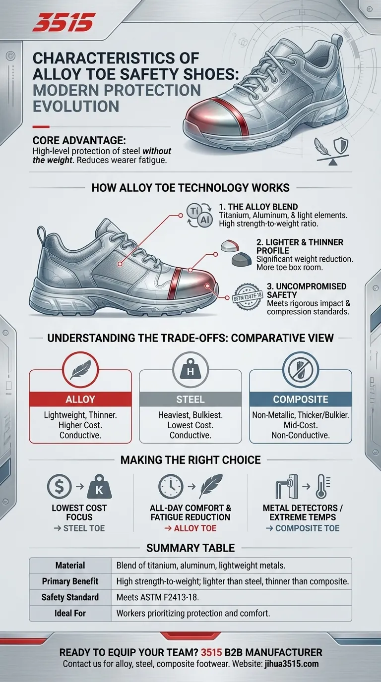Quali sono le caratteristiche delle scarpe antinfortunistiche con puntale in lega? Protezione superiore con massimo comfort Guida Visiva