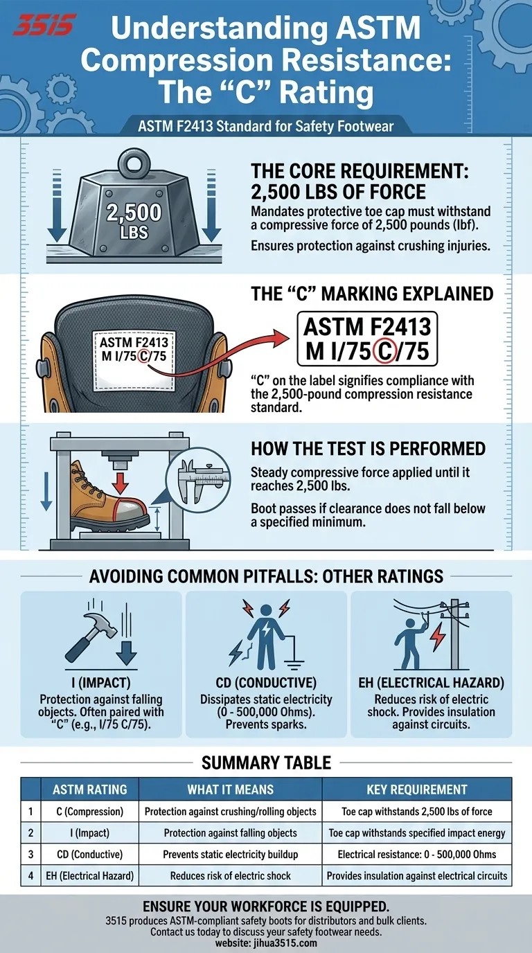 ASTM規格における圧縮抵抗の要件とは？ 2,500ポンドのC定格に関する必須ガイド ビジュアルガイド