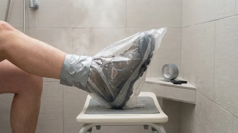 Comment protéger votre botte de la pluie pendant la douche ? Sécurisez votre rétablissement avec une étanchéité.