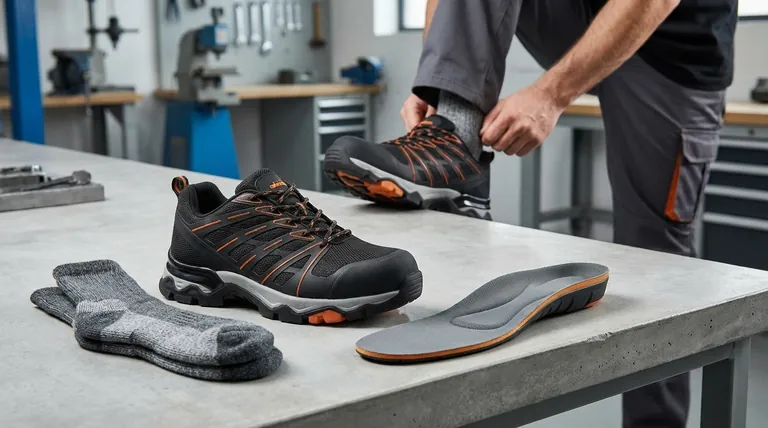 كيف يمكن منع مسامير اللحم عند ارتداء أحذية السلامة ذات المقدمة الفولاذية؟ دليل للراحة الدائمة للقدم