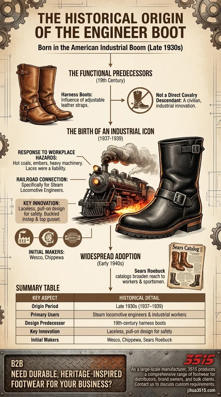 工程师靴子的历史起源是什么？从 20 世纪 30 年代的铁路到现代偶像 图解指南