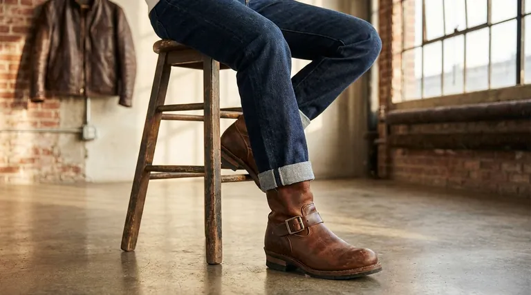 エンジニアブーツをファッションに取り入れるには? ラギッドなエレガンスの芸術をマスターする