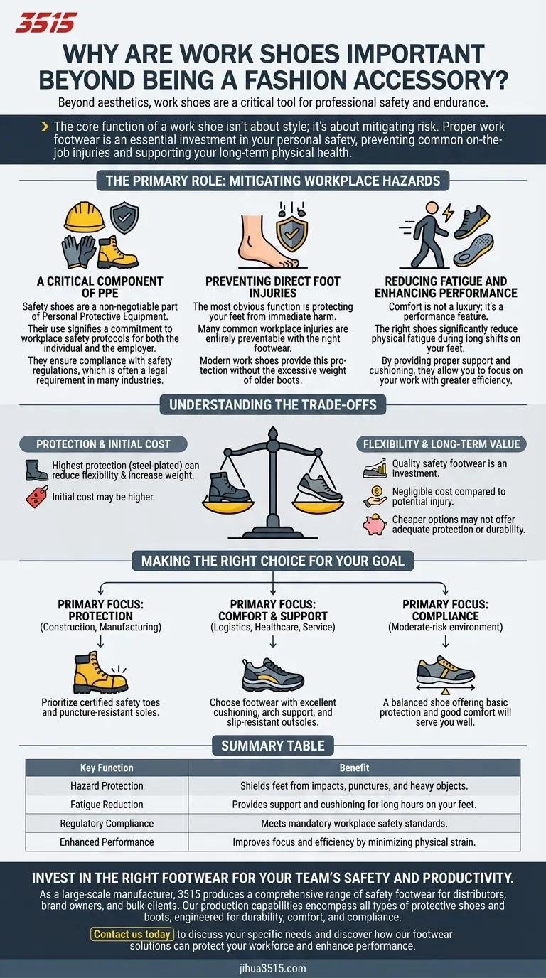 Warum sind Arbeitsschuhe mehr als nur ein modisches Accessoire? Wesentlich für Sicherheit und Leistung Visuelle Anleitung