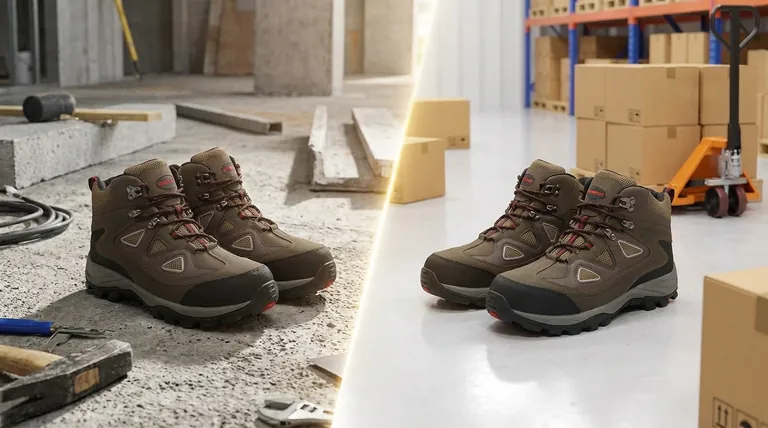 就标准而言,工作鞋和安全鞋之间有什么区别?EN ISO 20345 与 20347 指南