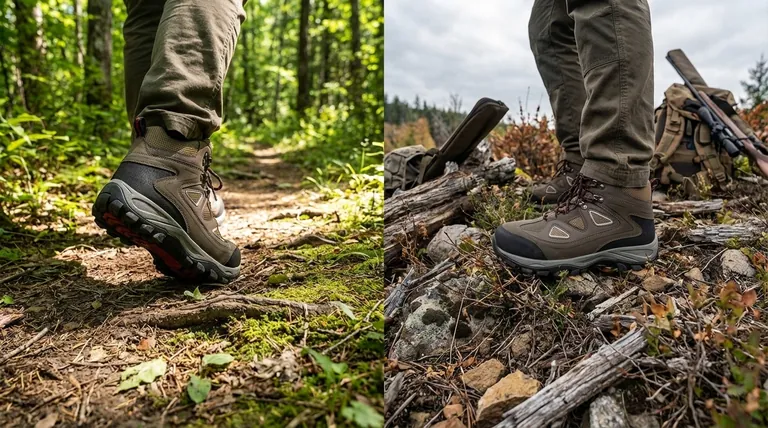 Quelle est la différence entre les bottes de chasse et les bottes de randonnée ? Choisissez la bonne botte pour votre aventure