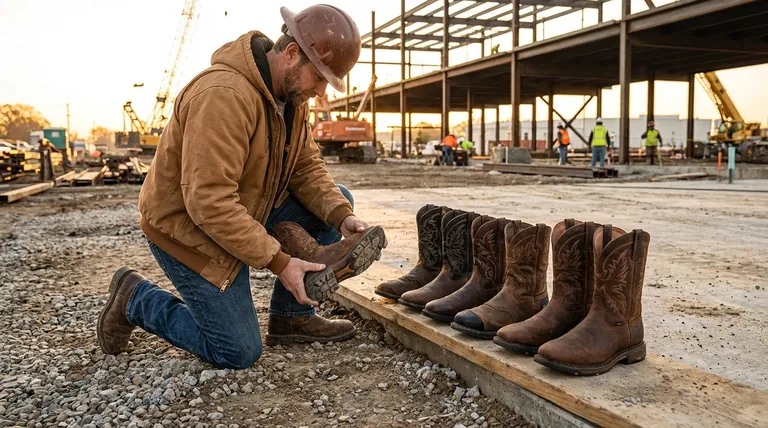 What factors should be considered when choosing cowboy boots for work? Find the Perfect Fit for Safety & Comfort